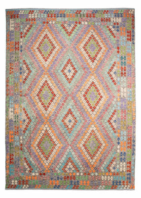 Tapis Kelim - Oriental - 349 x 257 cm - multicolore
