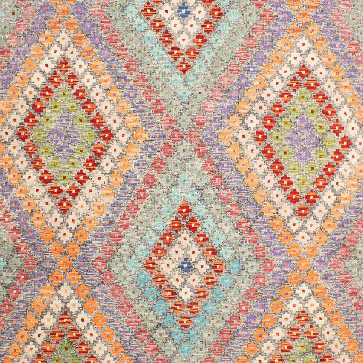 Tapis Kelim - Oriental - 349 x 257 cm - multicolore