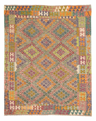Tapis Kelim - Splash - 241 x 202 cm - multicolore