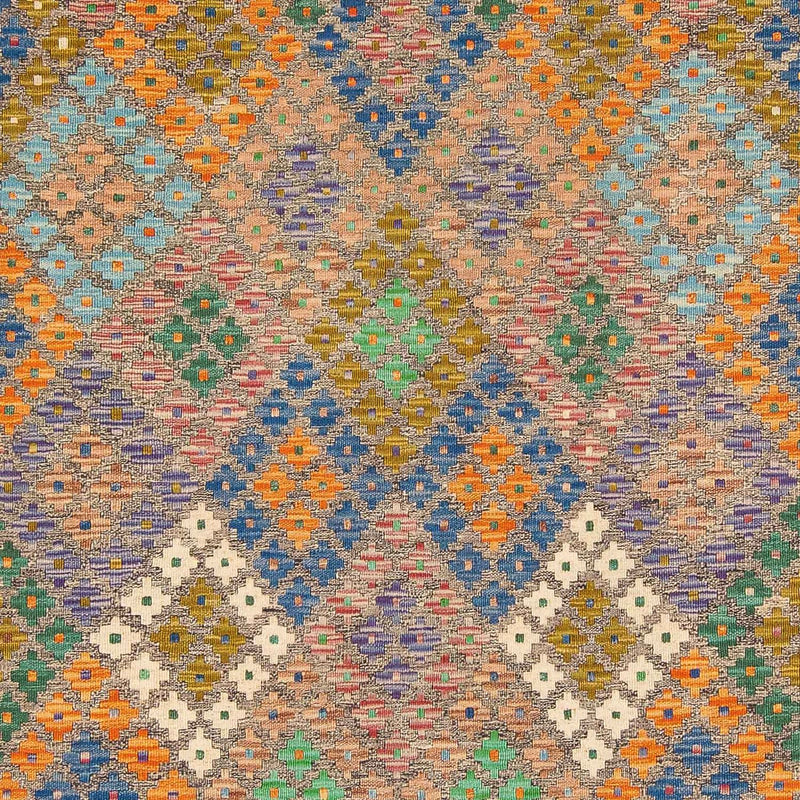 Tapis Kelim - Splash - 290 x 202 cm - multicolore