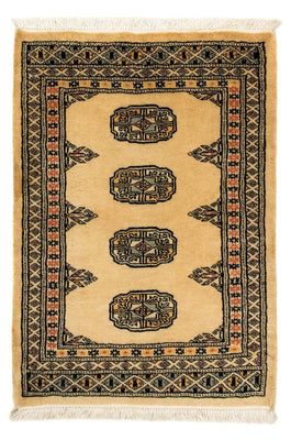 Tapis afghan - Boukhara - 91 x 65 cm - marron clair