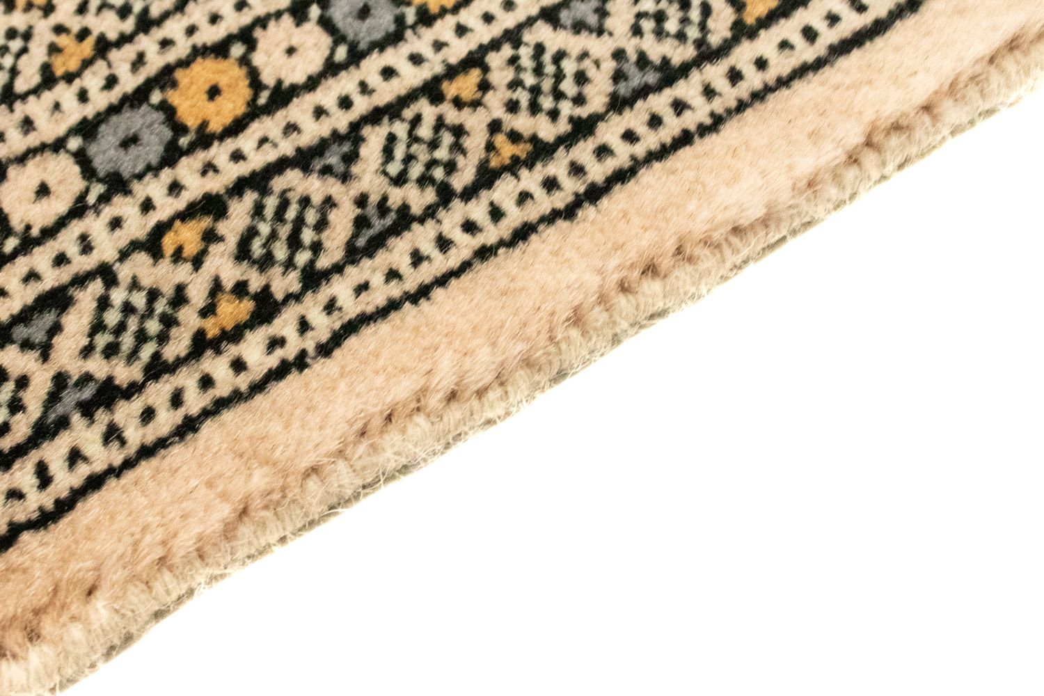 Tapis afghan - Boukhara - 130 x 77 cm - beige