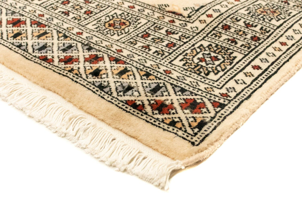 Tapis afghan - Boukhara - 129 x 78 cm - beige