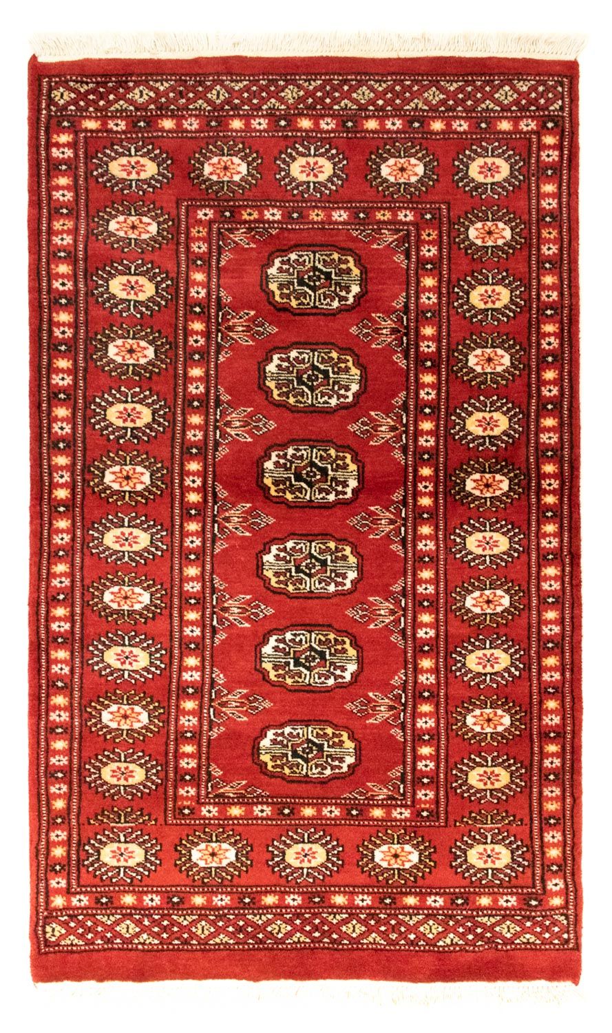Tapis afghan - Boukhara - 132 x 78 cm - rouge