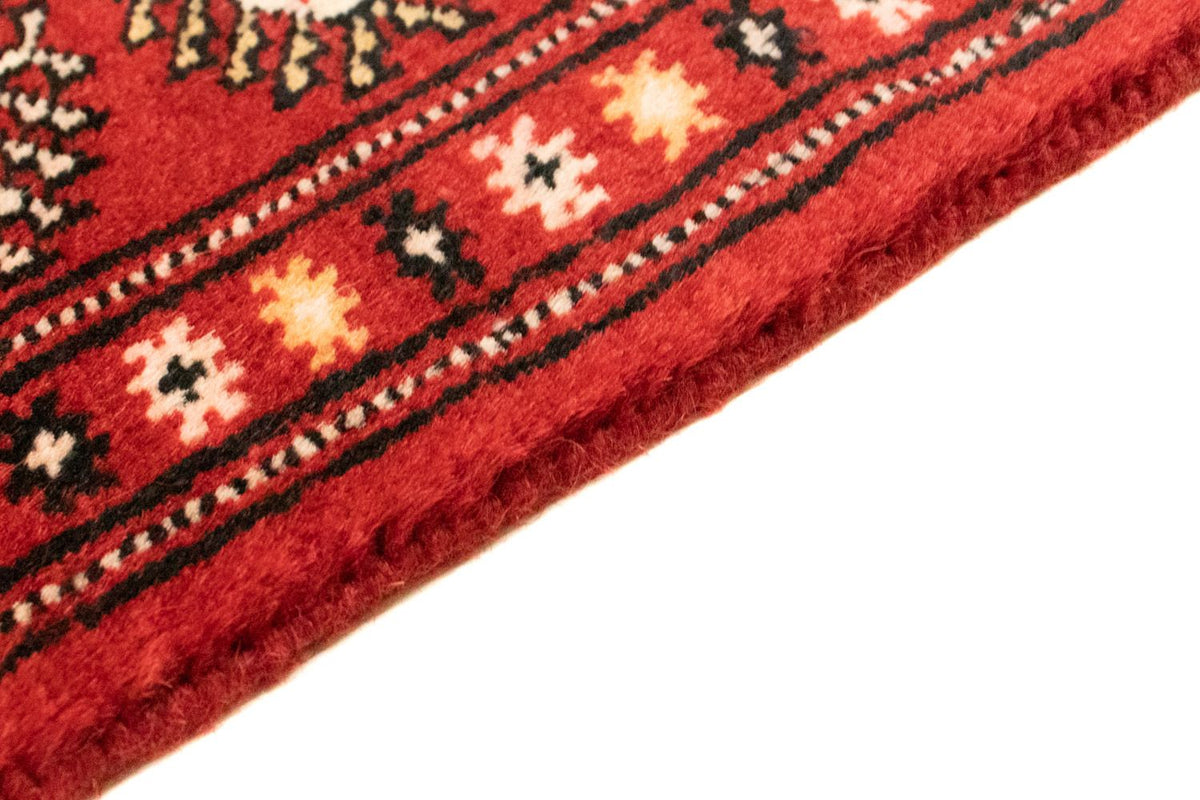 Tapis afghan - Boukhara - 132 x 78 cm - rouge