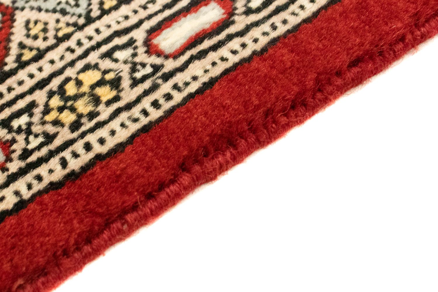 Tapis afghan - Boukhara - 124 x 79 cm - rouge