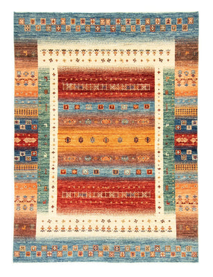 Tapis Gabbeh - Loribaft Persan - 197 x 151 cm - multicolore