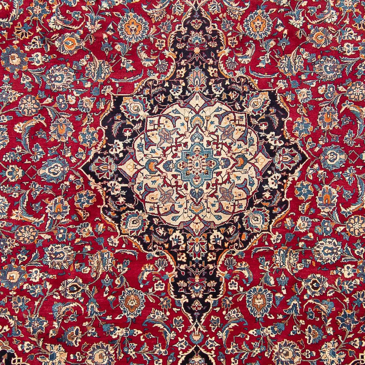 Tapis persan - Keshan - 375 x 291 cm - rouge