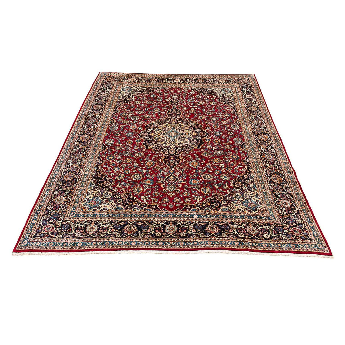 Tapis persan - Keshan - 375 x 291 cm - rouge
