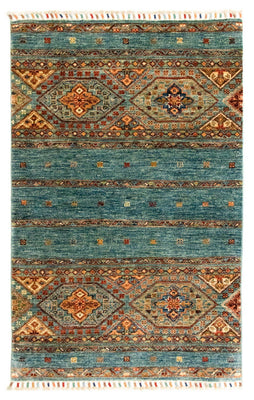 Tapis Ziegler - Moderne - 126 x 82 cm - turquoise