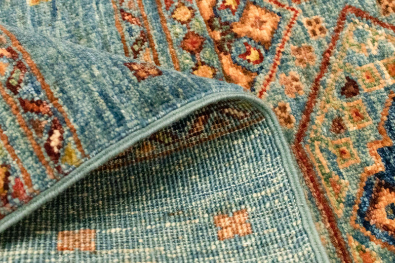Tapis Ziegler - Moderne - 126 x 82 cm - turquoise