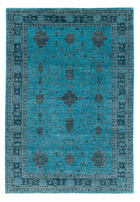 Tapis Ziegler - 352 x 241 cm - bleu foncé