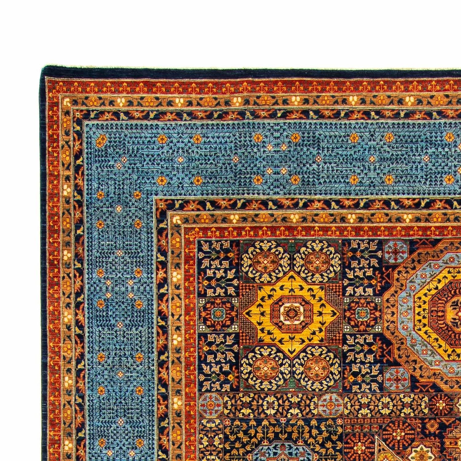 Tapis Ziegler - 415 x 298 cm - bleu