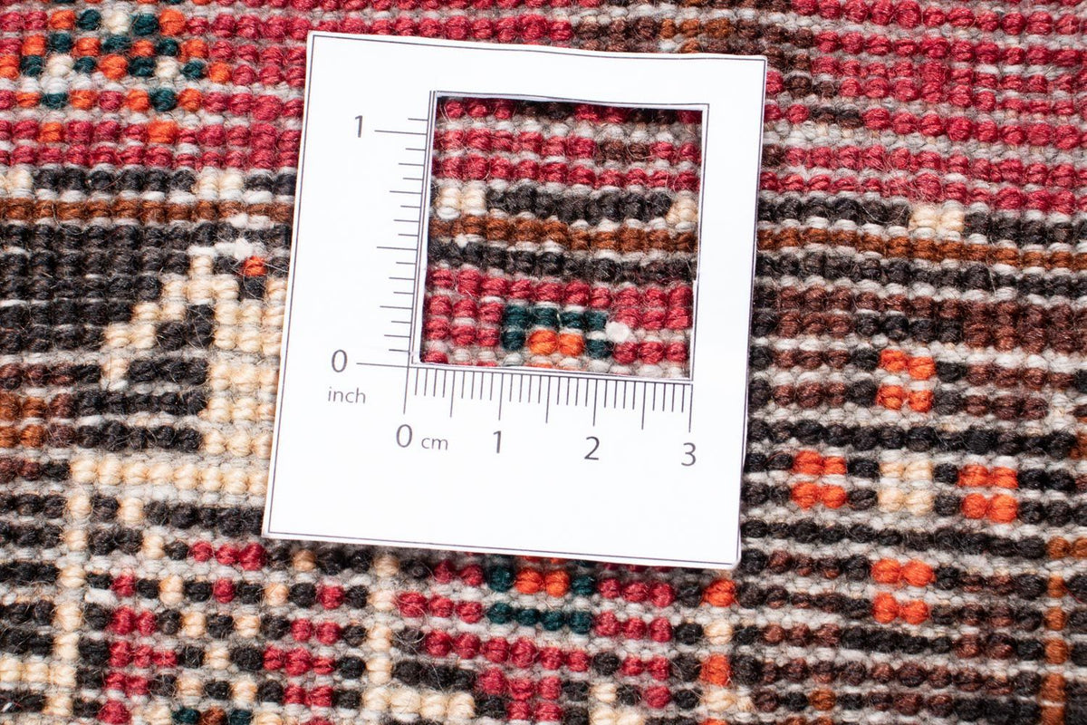 Tapis de couloir Tapis persan - Nomadic - 294 x 118 cm - rouge