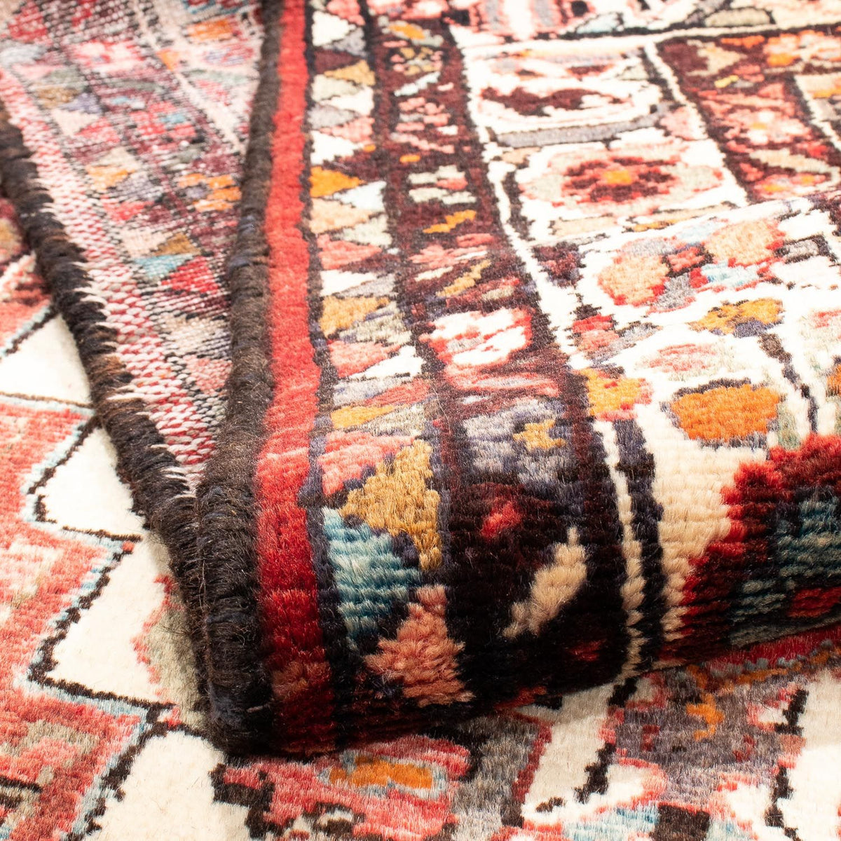 Tapis de couloir Tapis persan - Nomadic - 328 x 110 cm - rouge