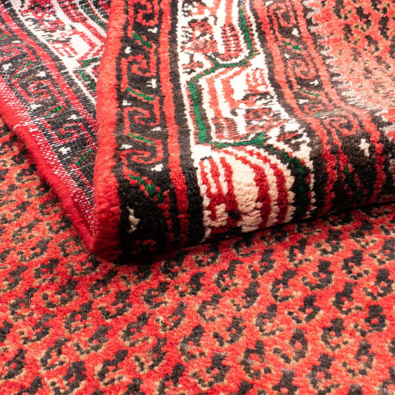 Tapis de couloir Tapis persan - Nomadic - 312 x 112 cm - rouge