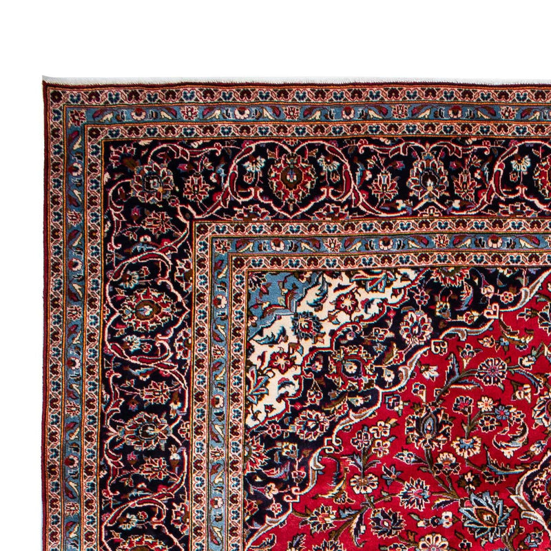 Tapis persan - Keshan - 354 x 253 cm - rouge foncé