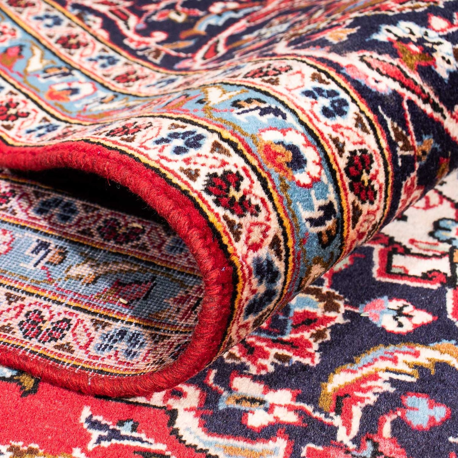 Tapis persan - Keshan - 354 x 253 cm - rouge foncé