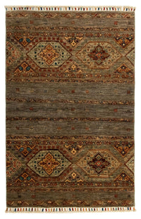 Tapis Ziegler - Moderne - 118 x 80 cm - marron foncé