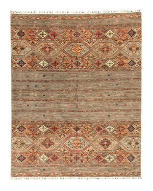 Tapis Ziegler carré  - 167 x 144 cm - chocolat clair