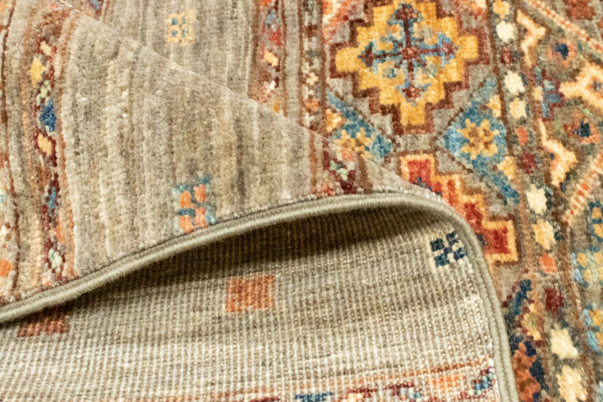 Tapis Ziegler carré  - 167 x 144 cm - chocolat clair