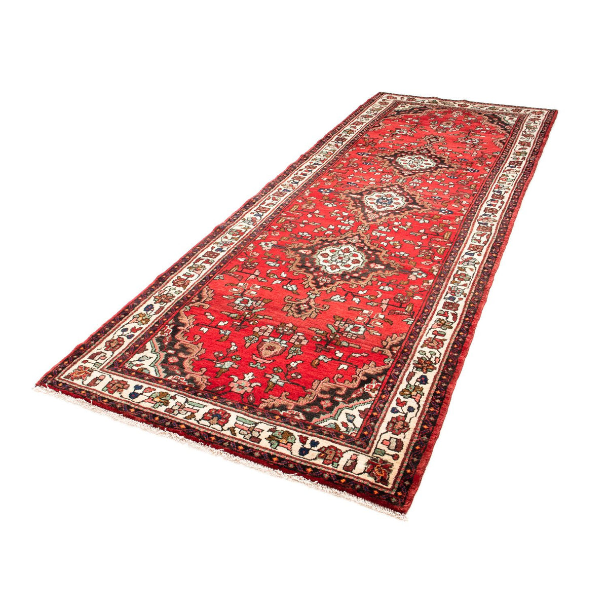 Tapis de couloir Tapis persan - Nomadic - 291 x 110 cm - rouge