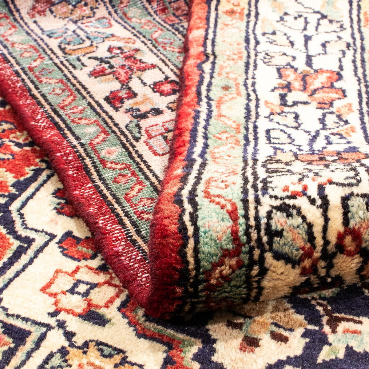 Tapis de couloir Tapis persan - Nomadic - 288 x 110 cm - rouge