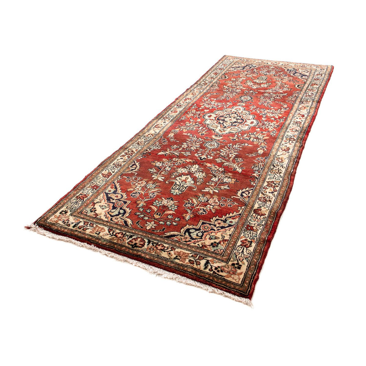 Tapis de couloir Tapis persan - Nomadic - 288 x 110 cm - rouge