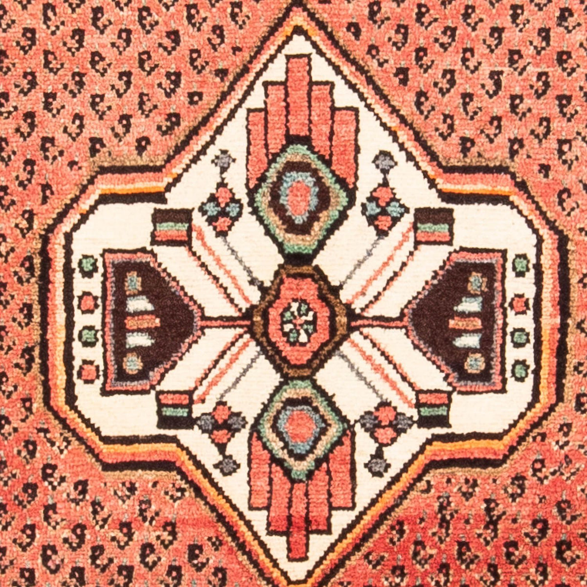 Tapis de couloir Tapis persan - Nomadic - 290 x 106 cm - rouge clair