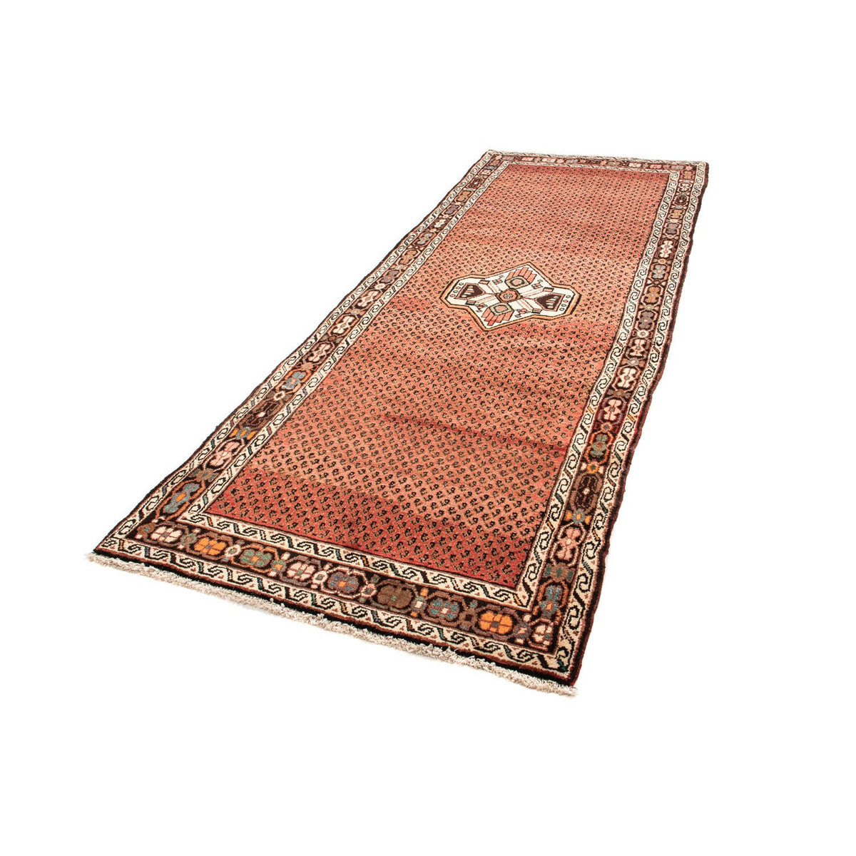 Tapis de couloir Tapis persan - Nomadic - 290 x 106 cm - rouge clair