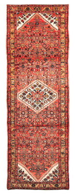 Tapis de couloir Tapis persan - Nomadic - 308 x 104 cm - rouge