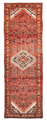 Tapis de couloir Tapis persan - Nomadic - 308 x 104 cm - rouge
