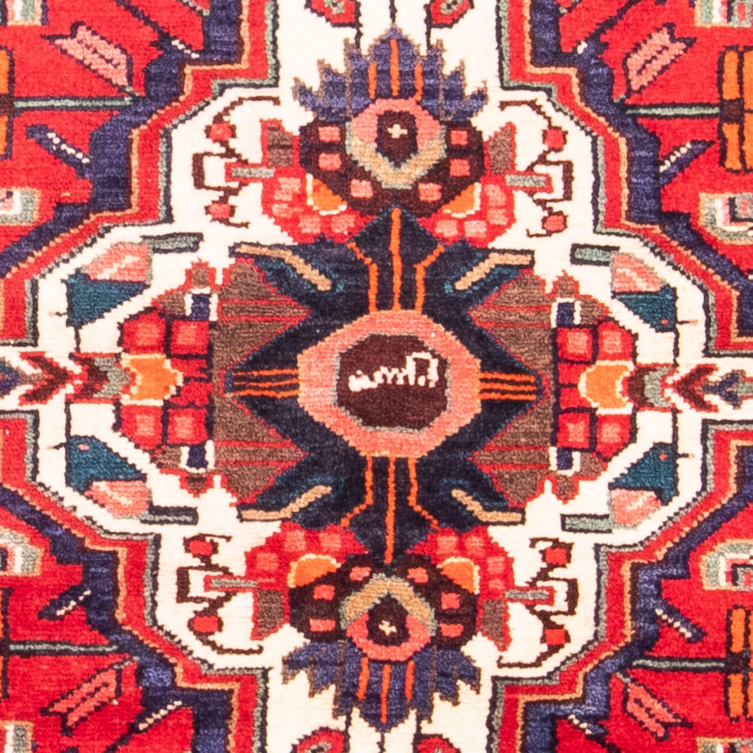 Tapis de couloir Tapis persan - Nomadic - 358 x 120 cm - rouge
