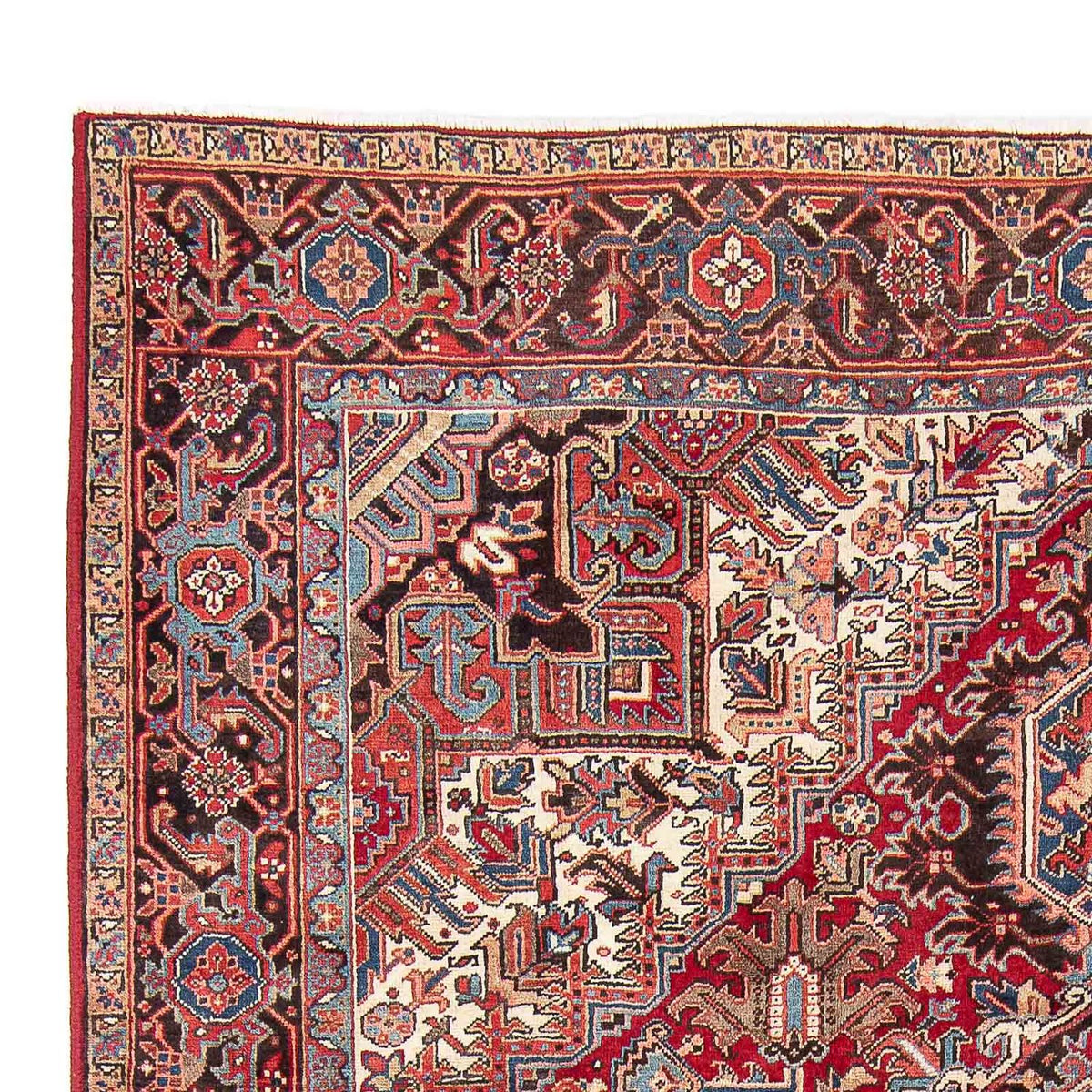 Tapis persan - Nomadic - 365 x 266 cm - rouge