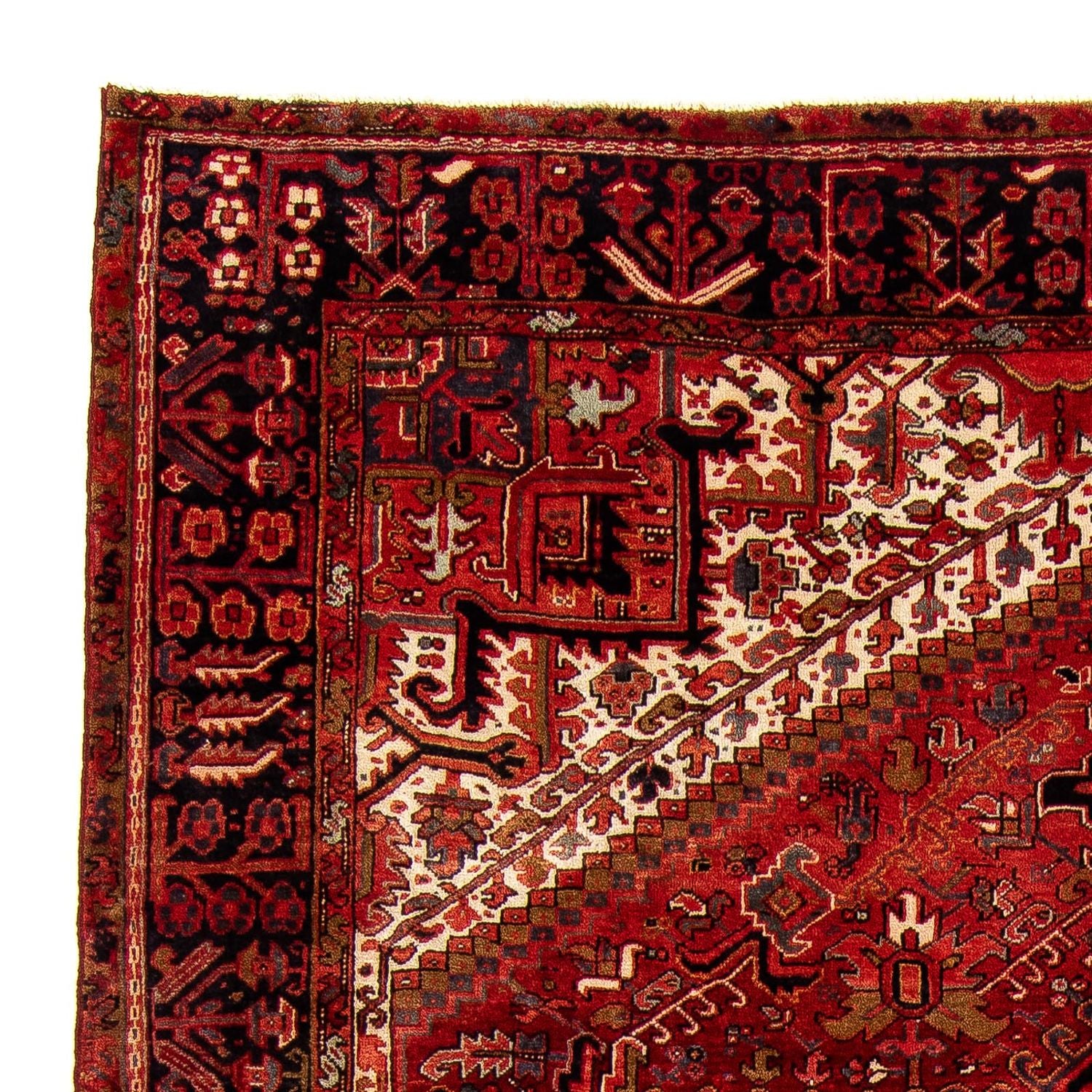 Tapis persan - Nomadic - 387 x 307 cm - rouge foncé
