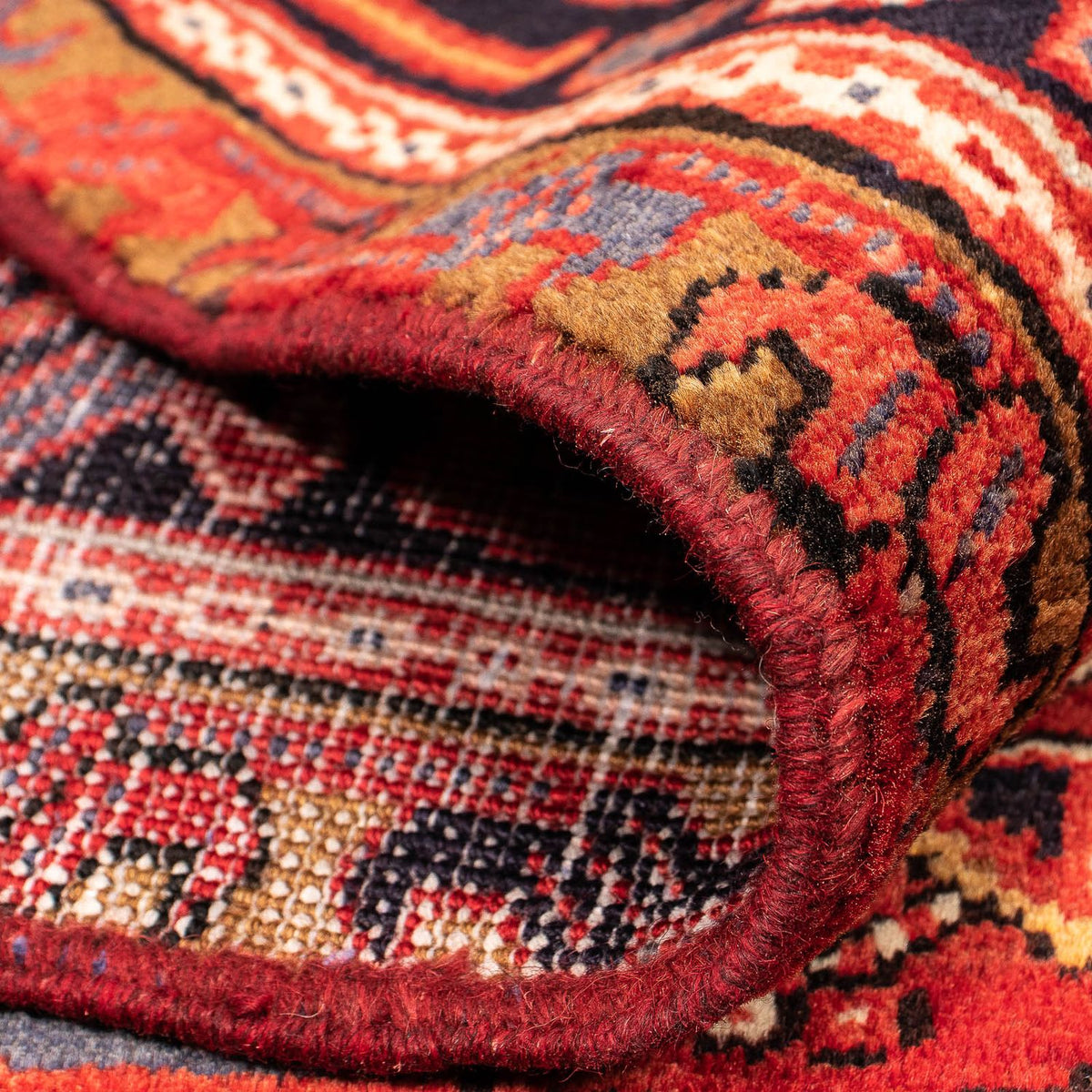 Tapis persan - Nomadic - 387 x 307 cm - rouge foncé