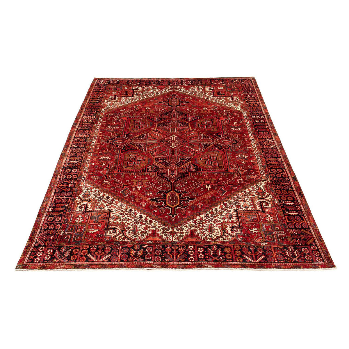 Tapis persan - Nomadic - 387 x 307 cm - rouge foncé