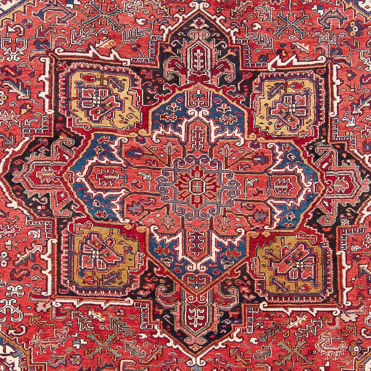 Tapis persan - Nomadic - 335 x 243 cm - rouge clair