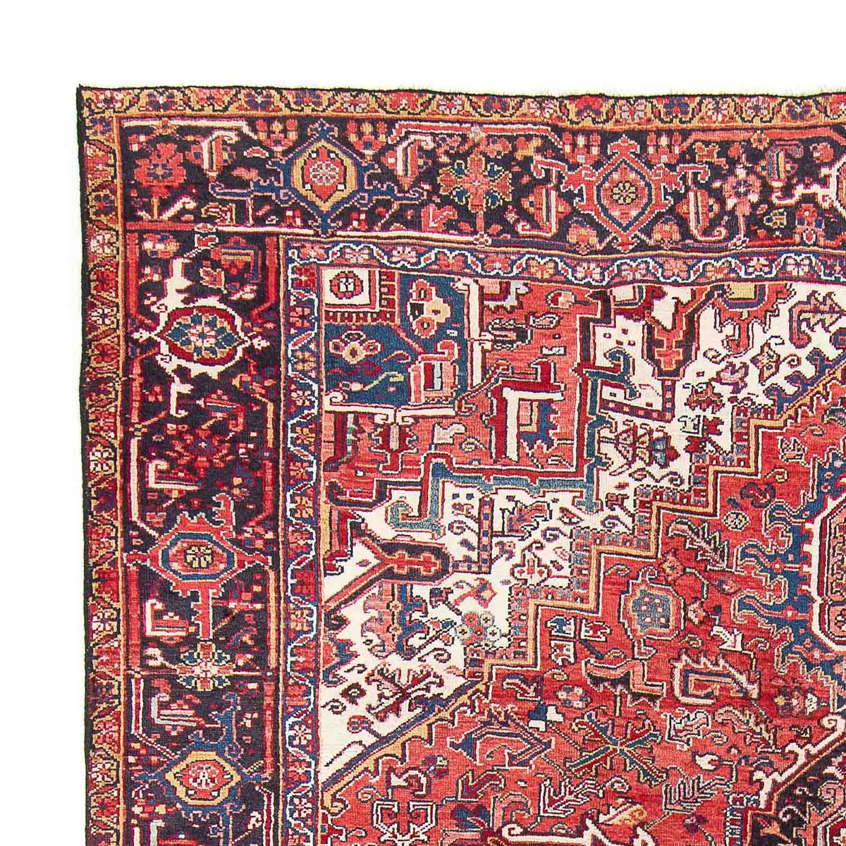 Tapis persan - Nomadic - 335 x 243 cm - rouge clair