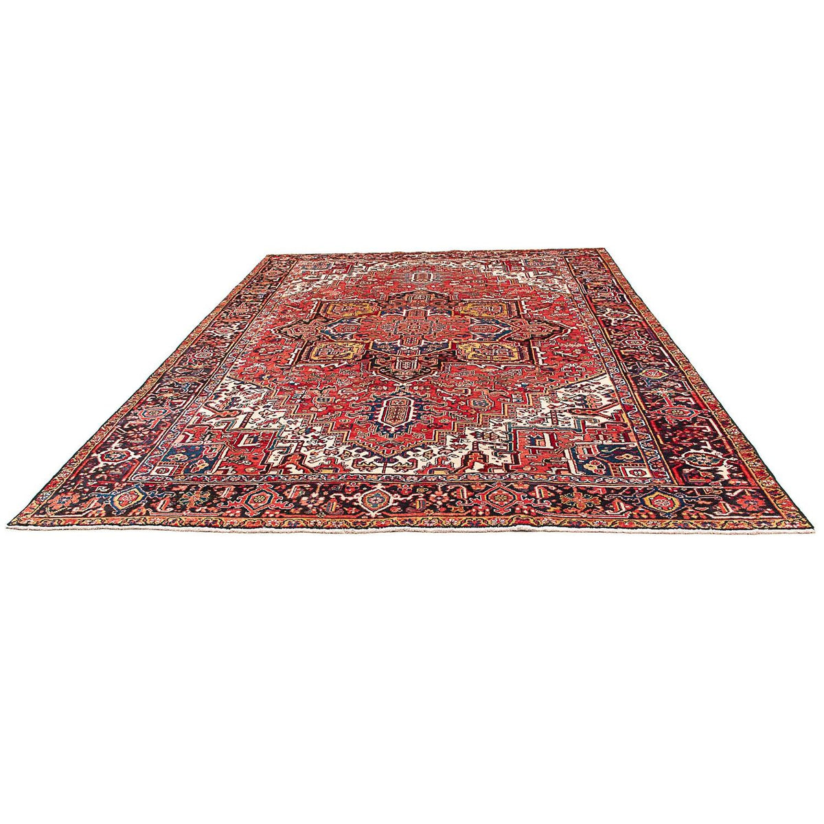 Tapis persan - Nomadic - 335 x 243 cm - rouge clair