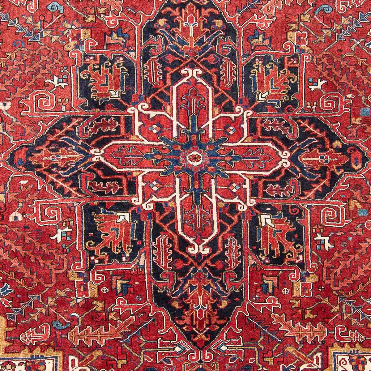 Tapis persan - Nomadic - 341 x 228 cm - rouge