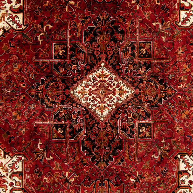 Tapis persan - Nomadic - 400 x 300 cm - rouge foncé