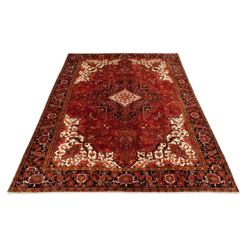Tapis persan - Nomadic - 400 x 300 cm - rouge foncé