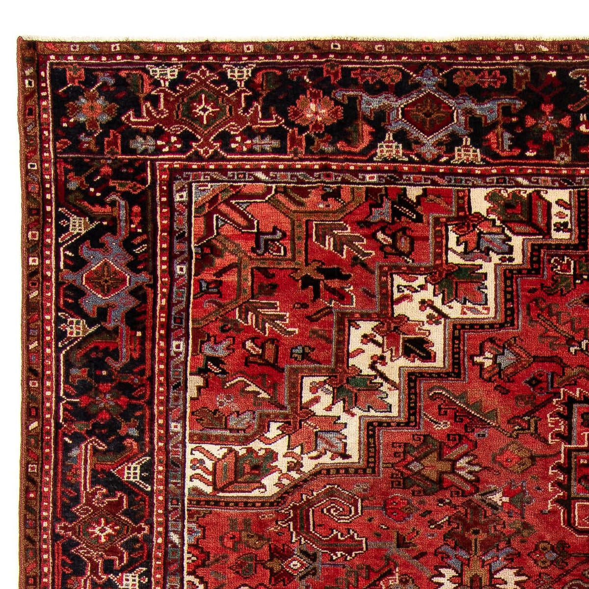 Tapis persan - Nomadic - 386 x 305 cm - rouge foncé
