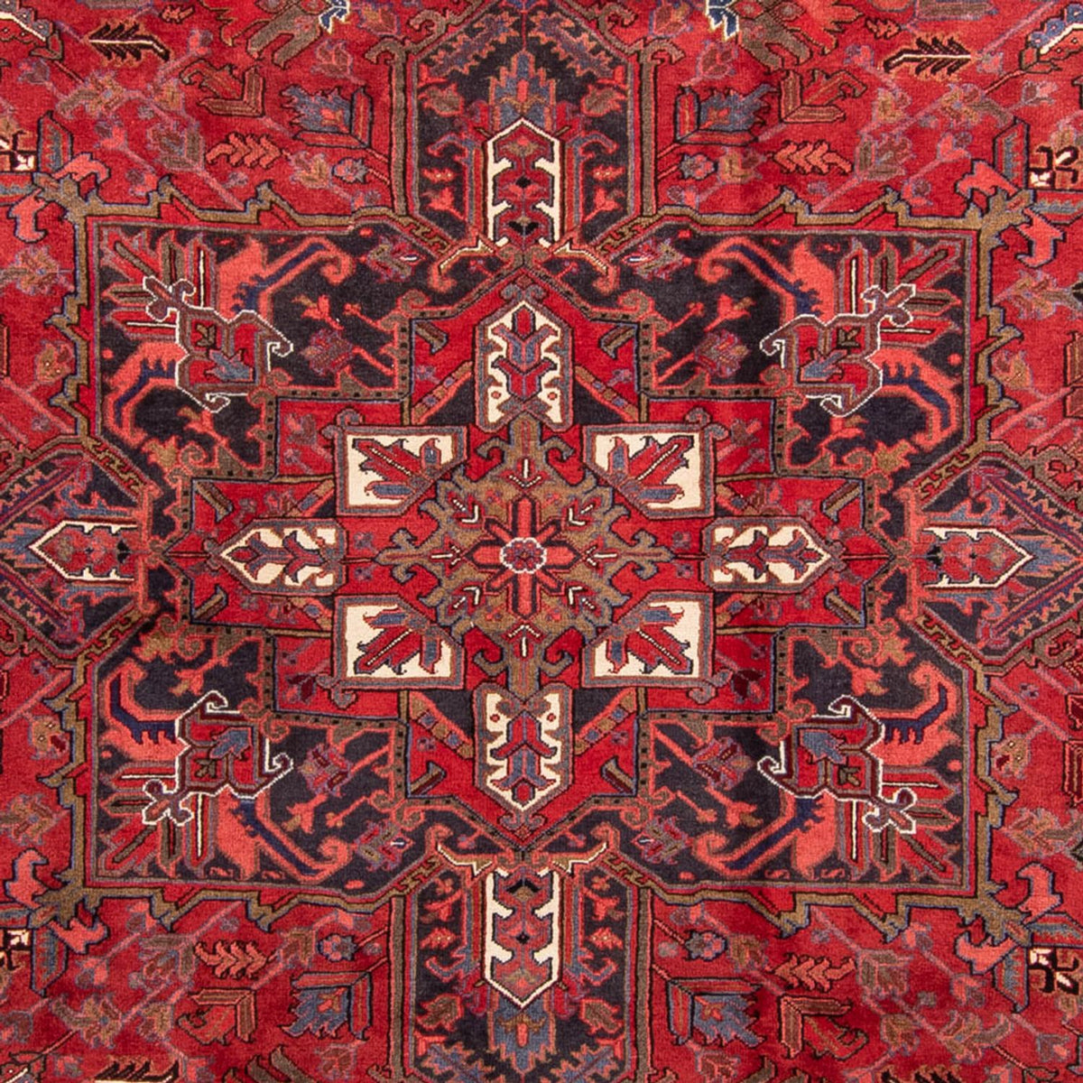 Tapis persan - Nomadic - 358 x 248 cm - rouge foncé