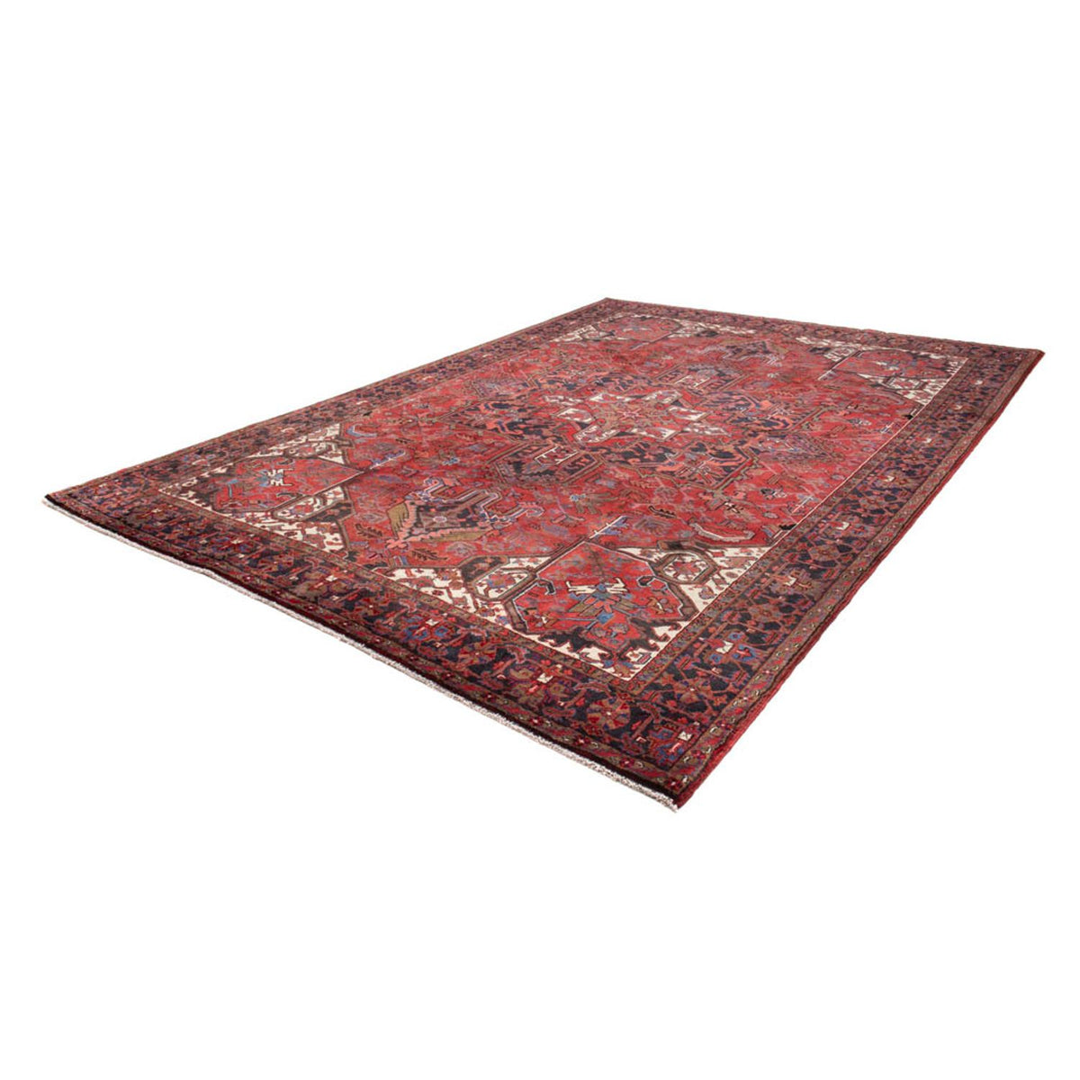 Tapis persan - Nomadic - 358 x 248 cm - rouge foncé