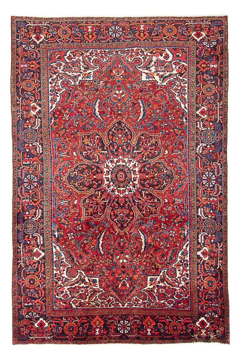 Tapis persan - Nomadic - 368 x 248 cm - rouge