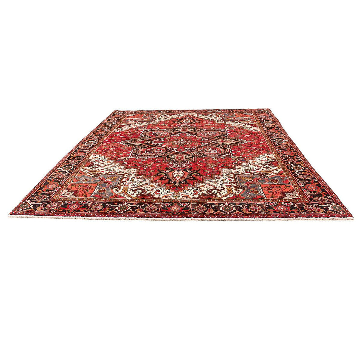 Tapis persan - Nomadic - 328 x 260 cm - rouge