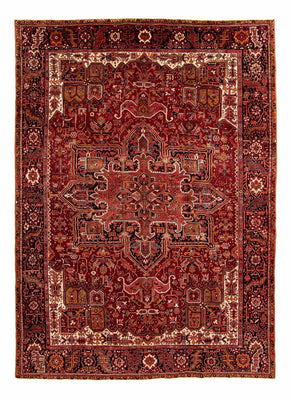 Tapis persan - Nomadic - 368 x 272 cm - rouge foncé