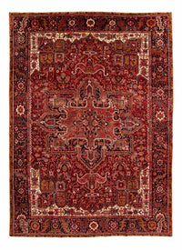 Tapis persan - Nomadic - 368 x 272 cm - rouge foncé